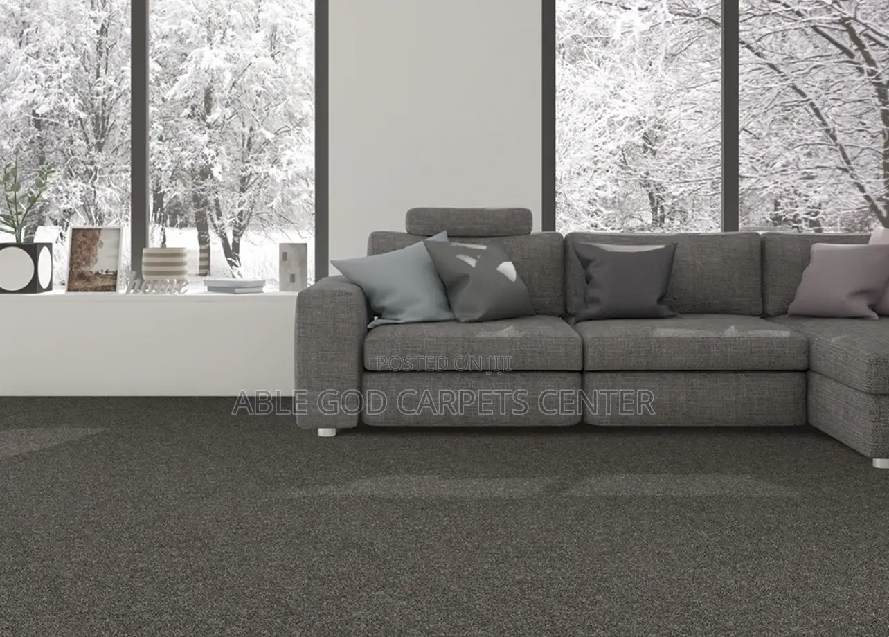 Grey Woolen Carpet for Living Room and Bedroom