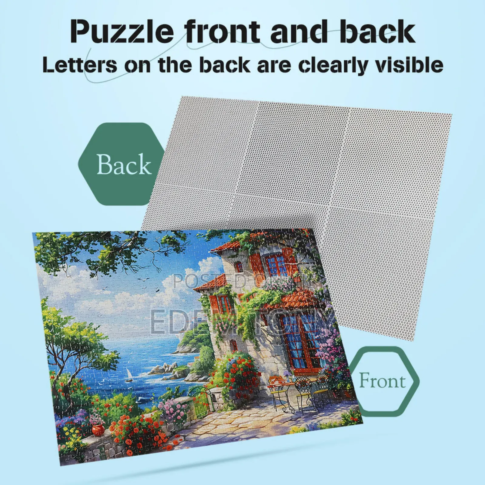 Misitu Beach House Puzzles 1000 Pieces Jigsaw Puzzle