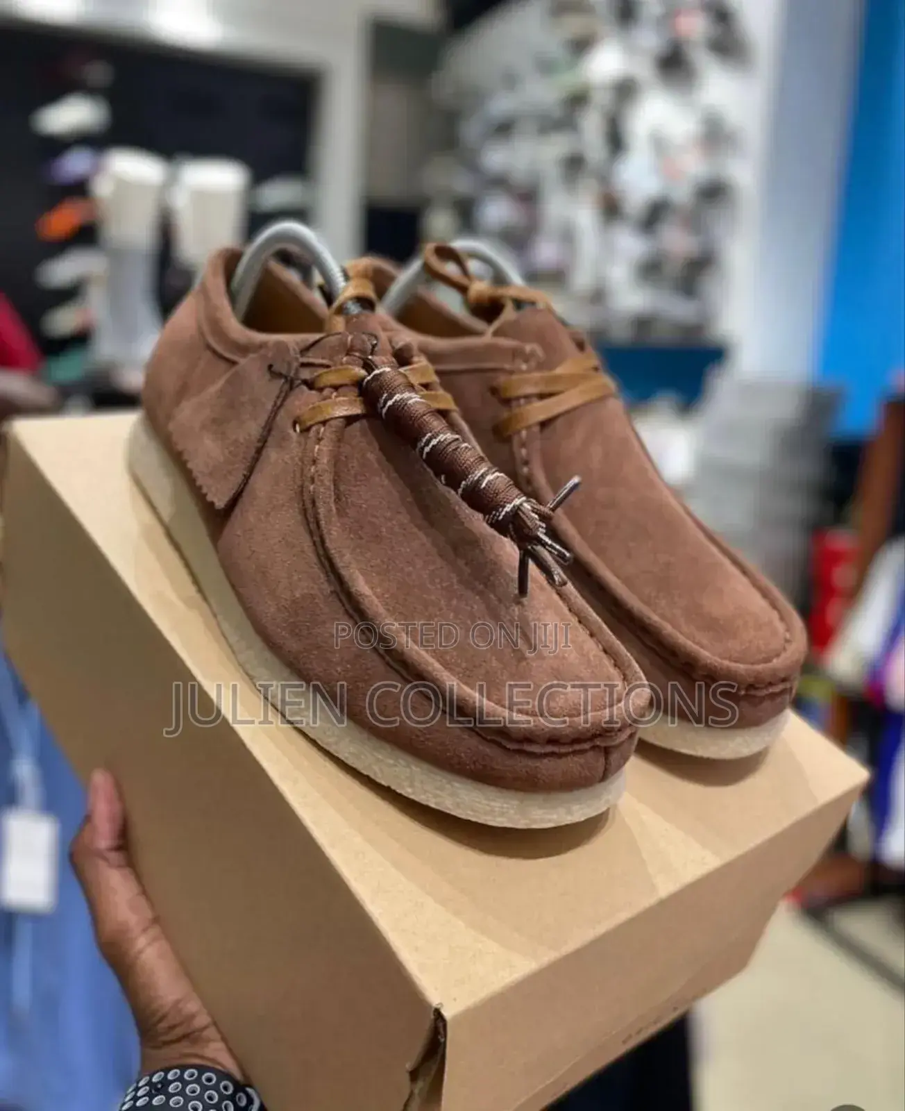 Original Clarks Coffee Brown and Cream