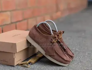 Original Clarks Coffee Brown and Cream