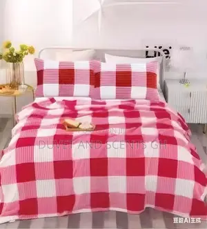 Super Comfy And Fluffy Flannel Blankets With 2 Pillowcases