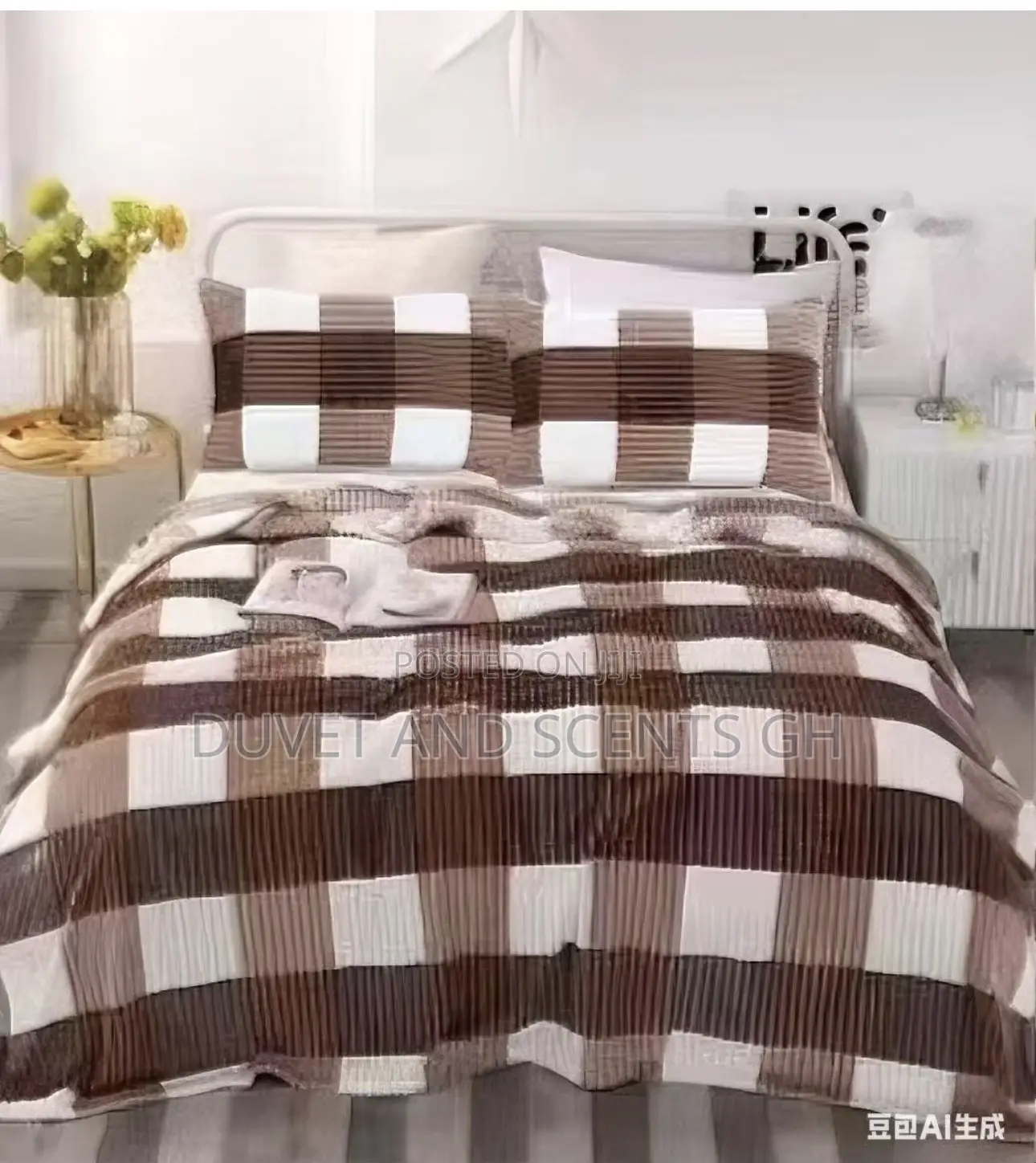 Super Comfy And Fluffy Flannel Blankets With 2 Pillowcases