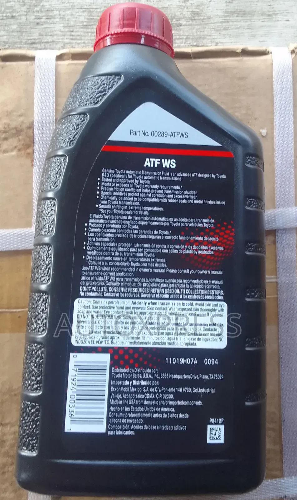 Toyota Atf Ws 1l