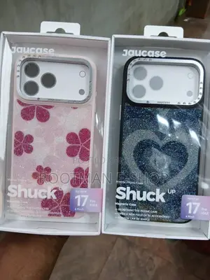 iPhone 17 Pro Max Jaucase Heart Pattern Magnetic Hybrid Case