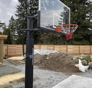 2 in 1 Basketball Hoop and Netball Stand Convert 10ft