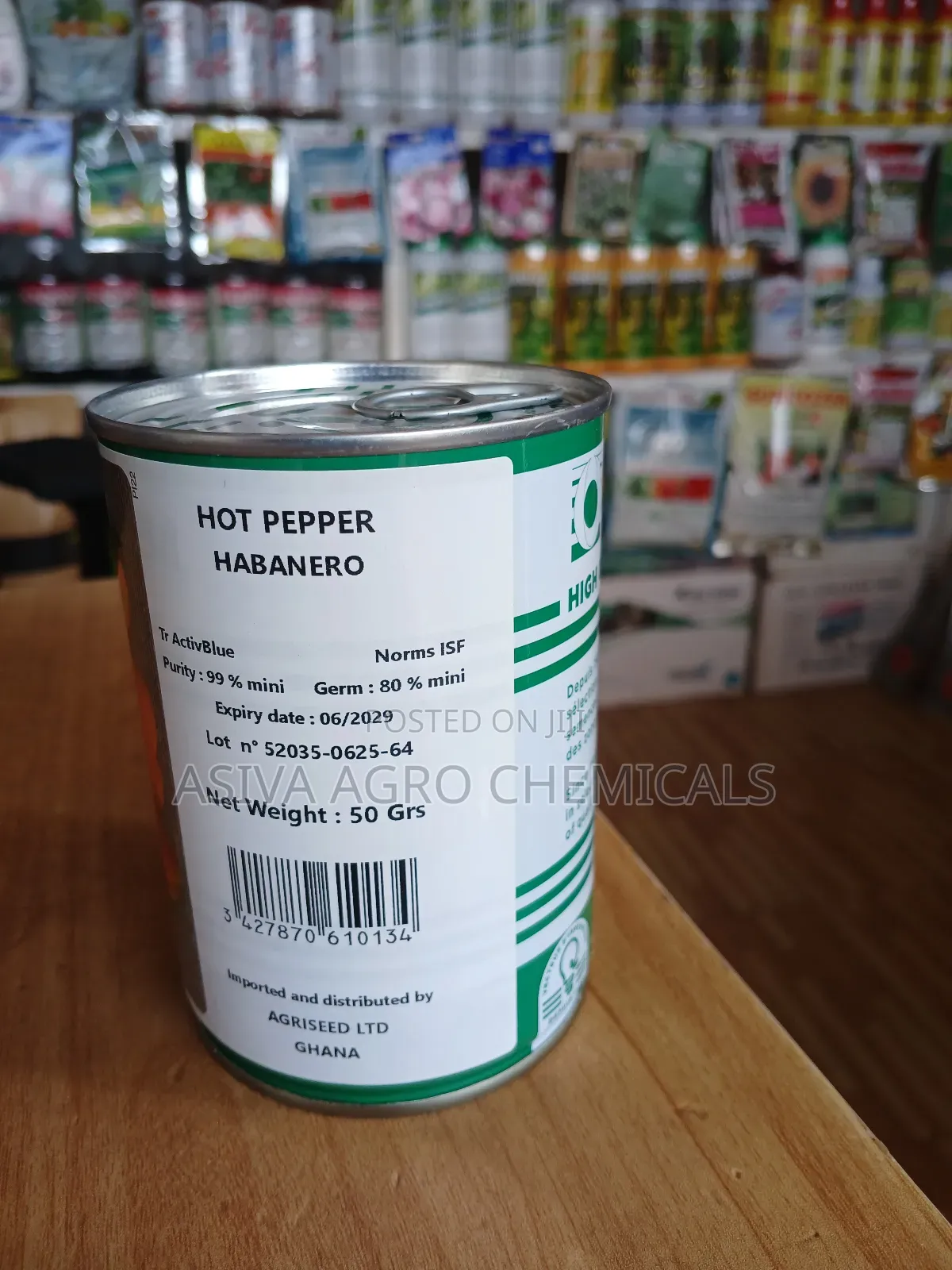 Habanero Pepper (Yellow) Seeds 50grams