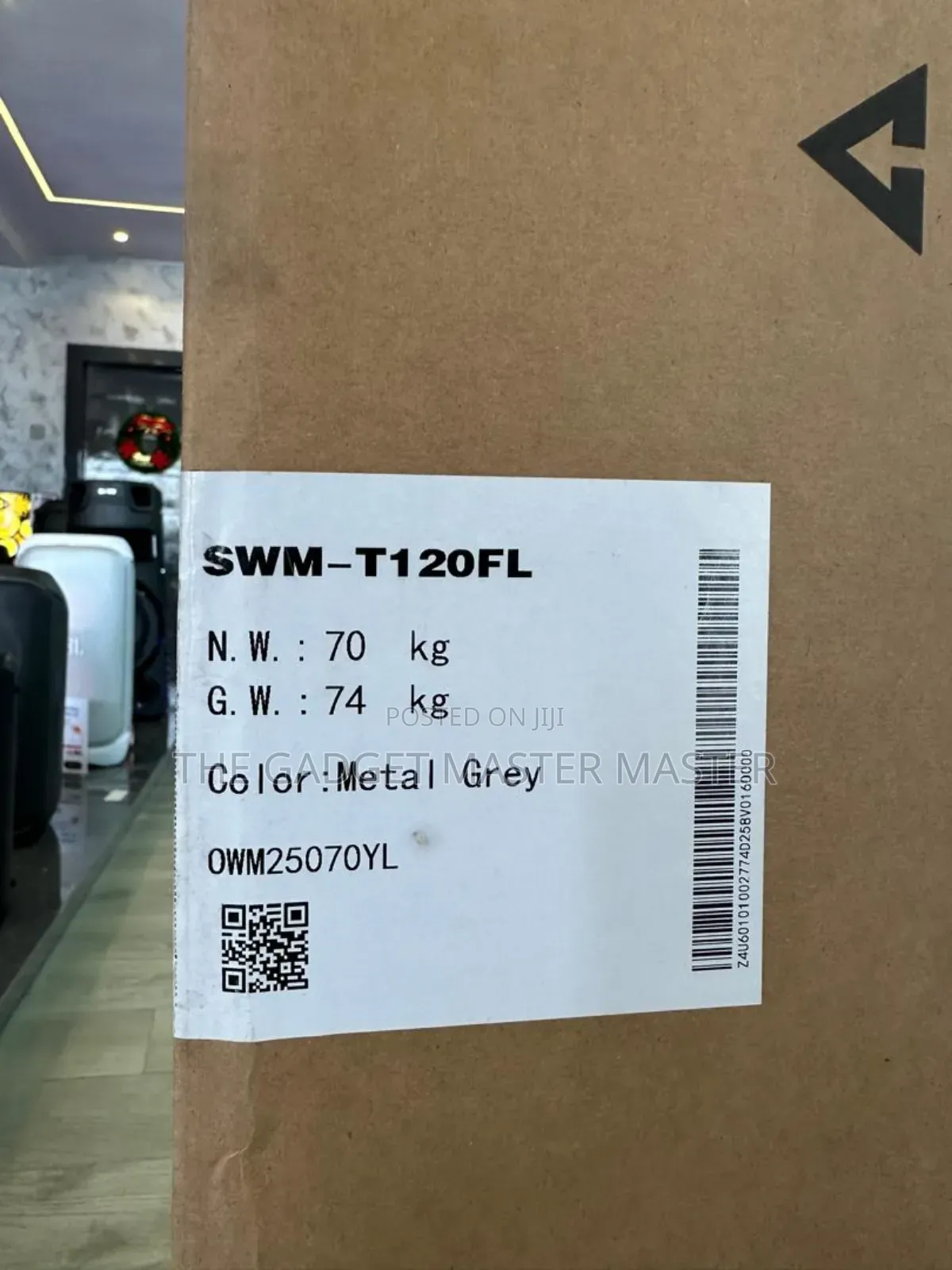 Sigma 12kg Washing Machine SWM-T120fl