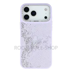 Jaucase for iPhone 17 Pro Magnetic Case Snake Texture Pu + Tpu