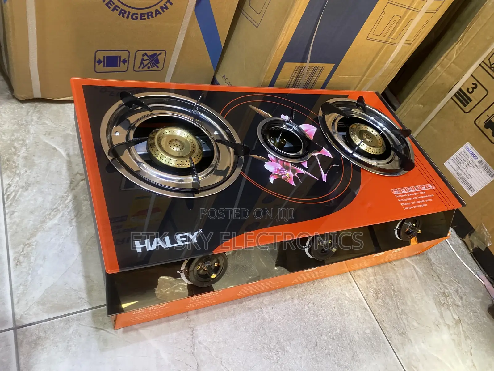 Haley Hy-1523 3burners Gas Cooker