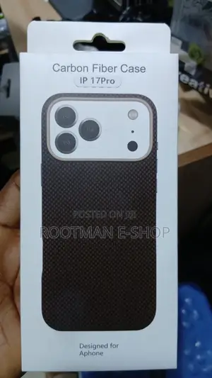 Carbon Fiber-Textured Cases for the iPhone 17 Pro