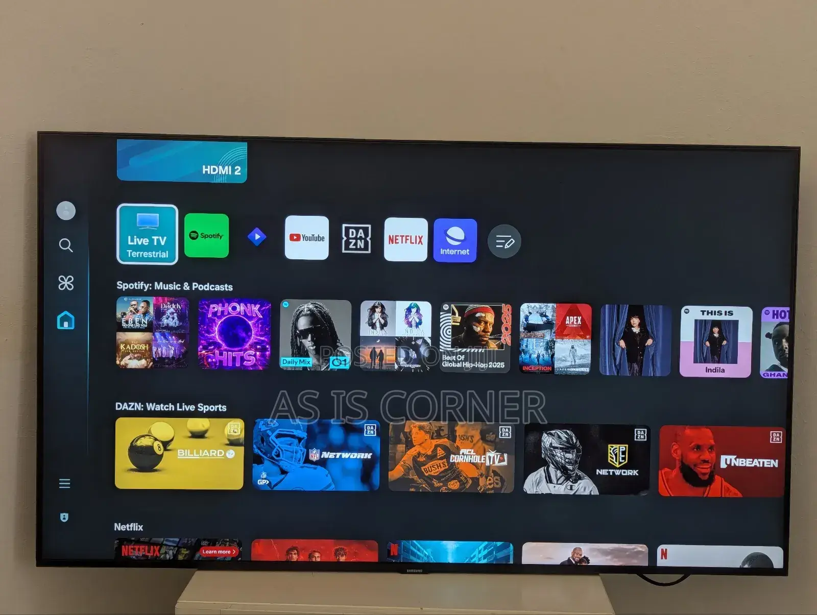 Samsung C Series Tv Slightly Used