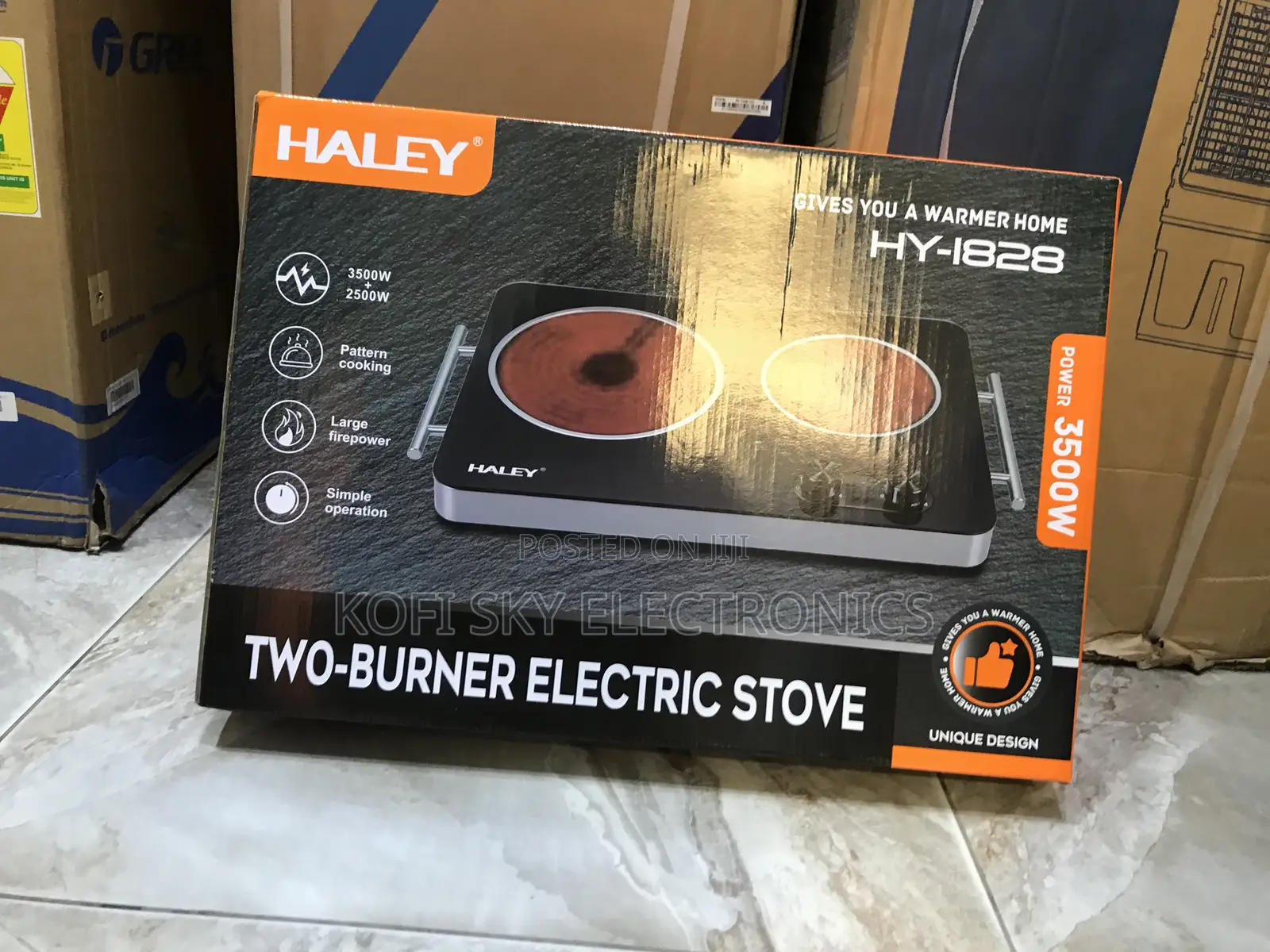 Neatly Haley Hy-1828 2burner Electric Stove