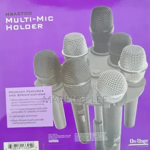 Multi Mic Holder_ Microphone Rack