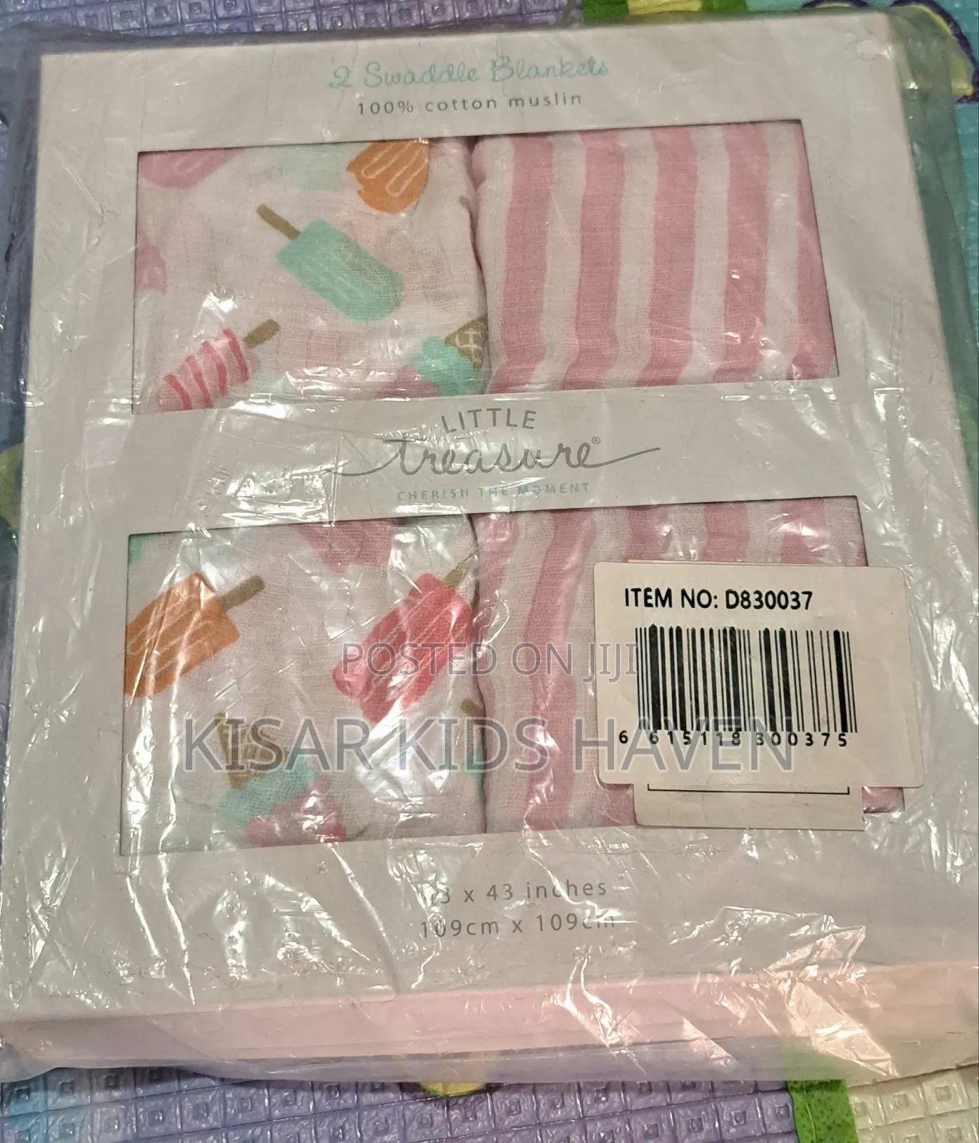 Baby Muslin Breathable Swaddle 2 Pieces