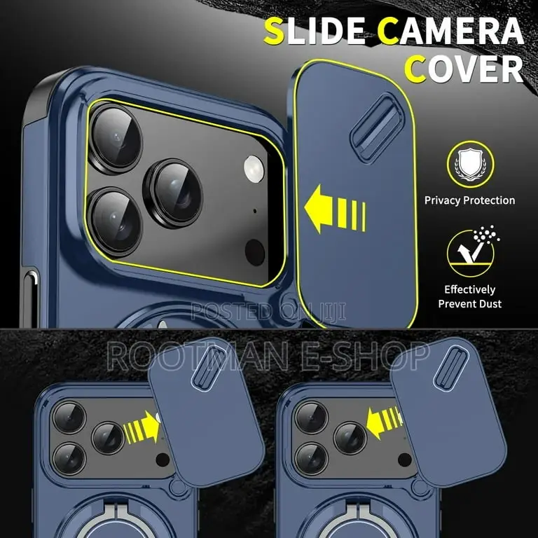 Allytechgroup Case for iPhone 17 Pro Max With Slide Camera Cover