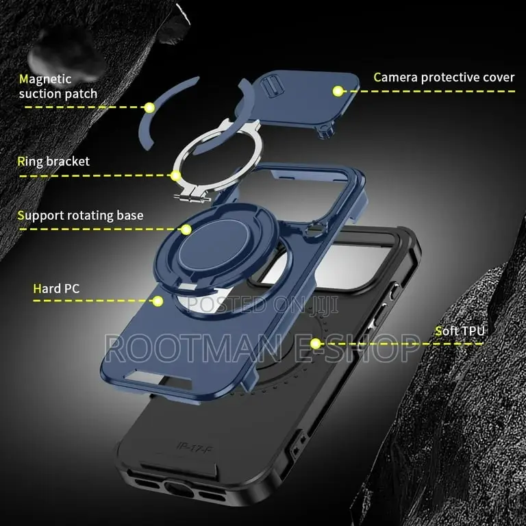 Allytechgroup Case for iPhone 17 Pro Max With Slide Camera Cover