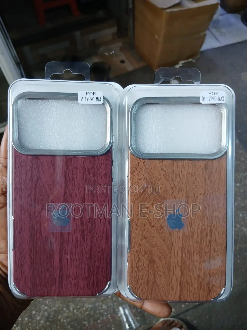 Premium Wood Textured Cases for iPhone 17 Pro Max