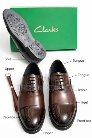 Clarks Men's Leather Oxford Dress Shoes