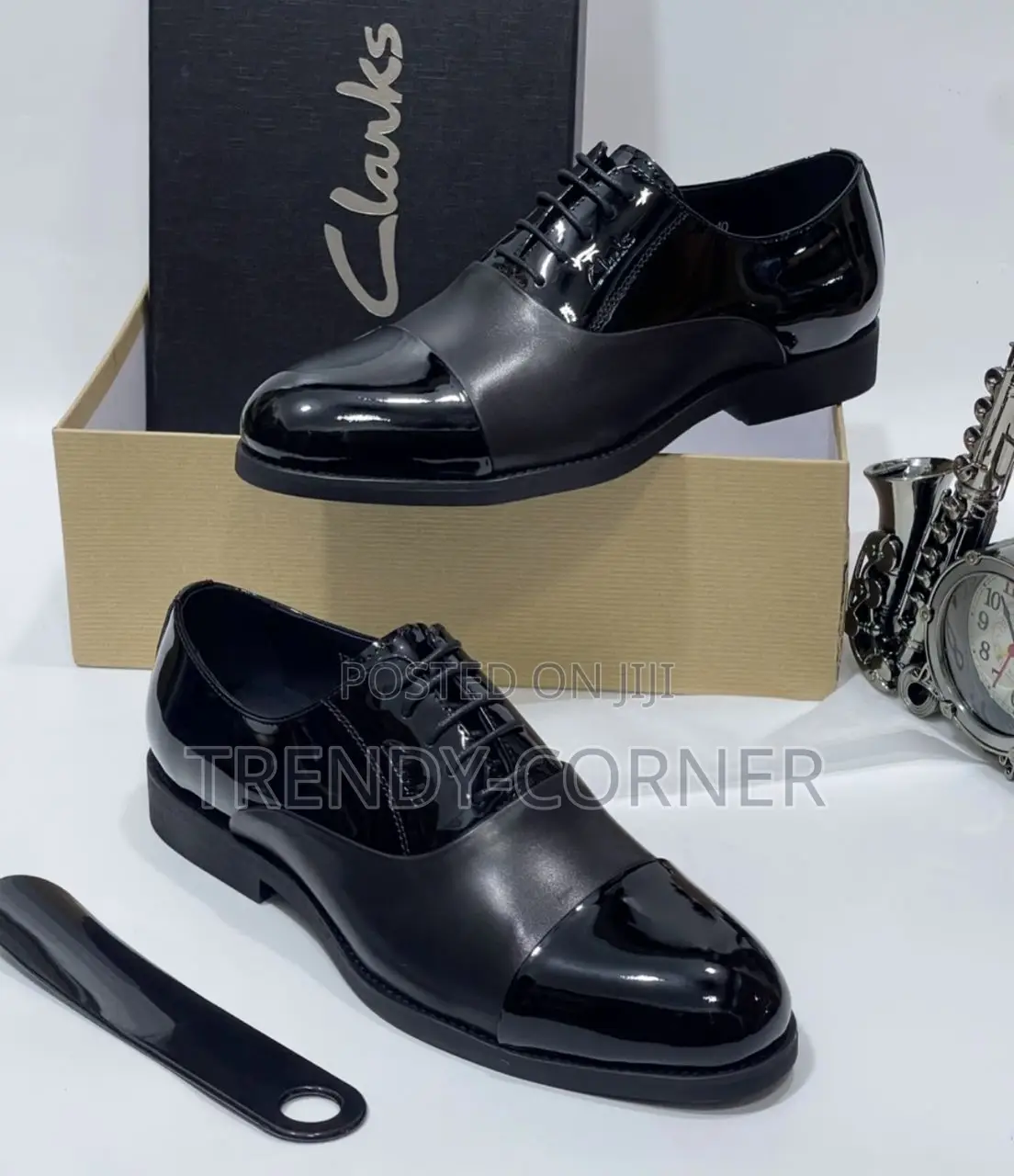 Clarks Men's Leather Oxford Dress Shoes