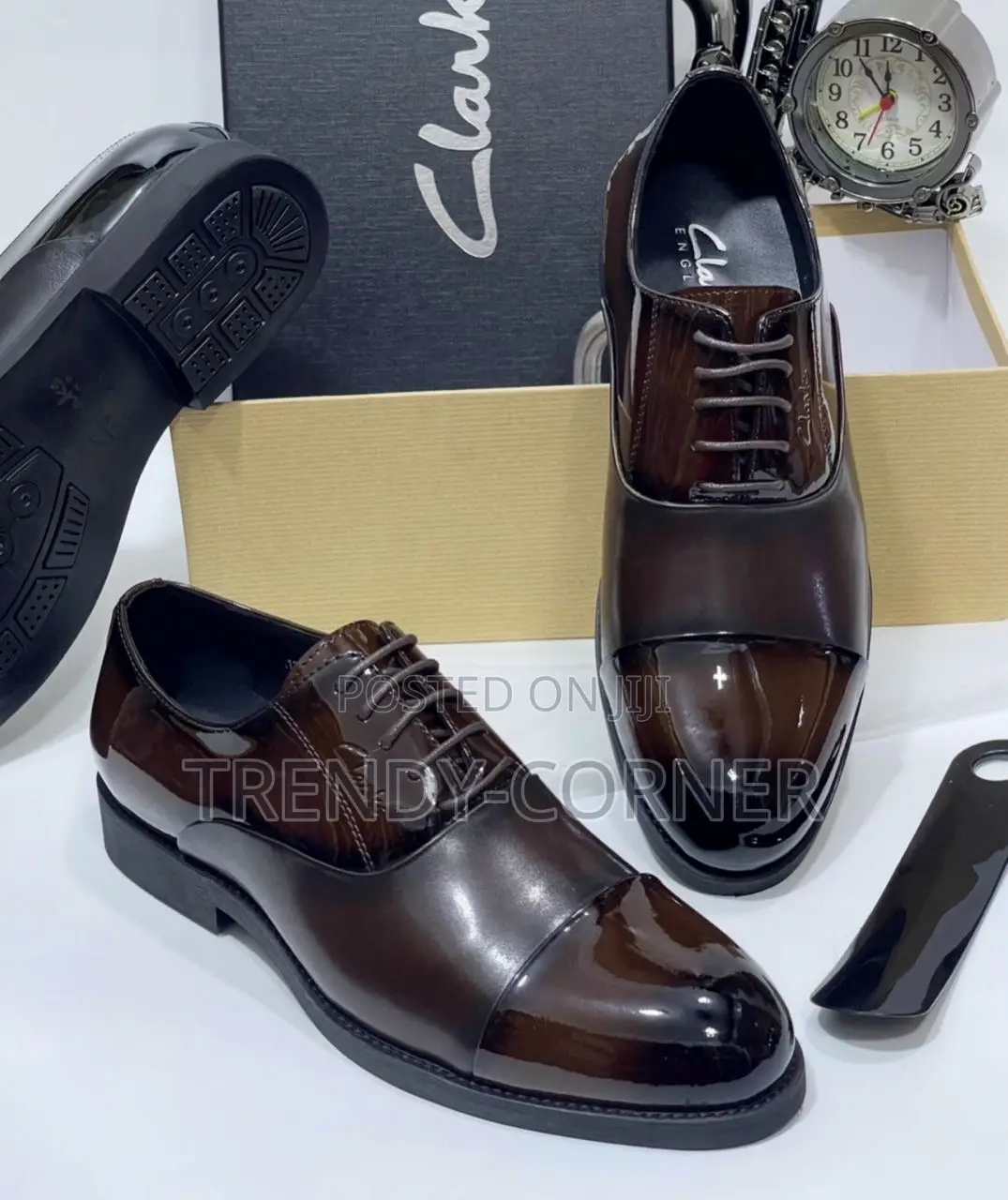 Clarks Men's Leather Oxford Dress Shoes