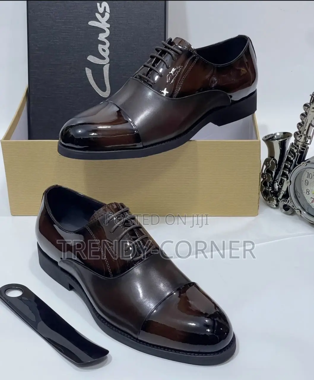 Clarks Men's Leather Oxford Dress Shoes