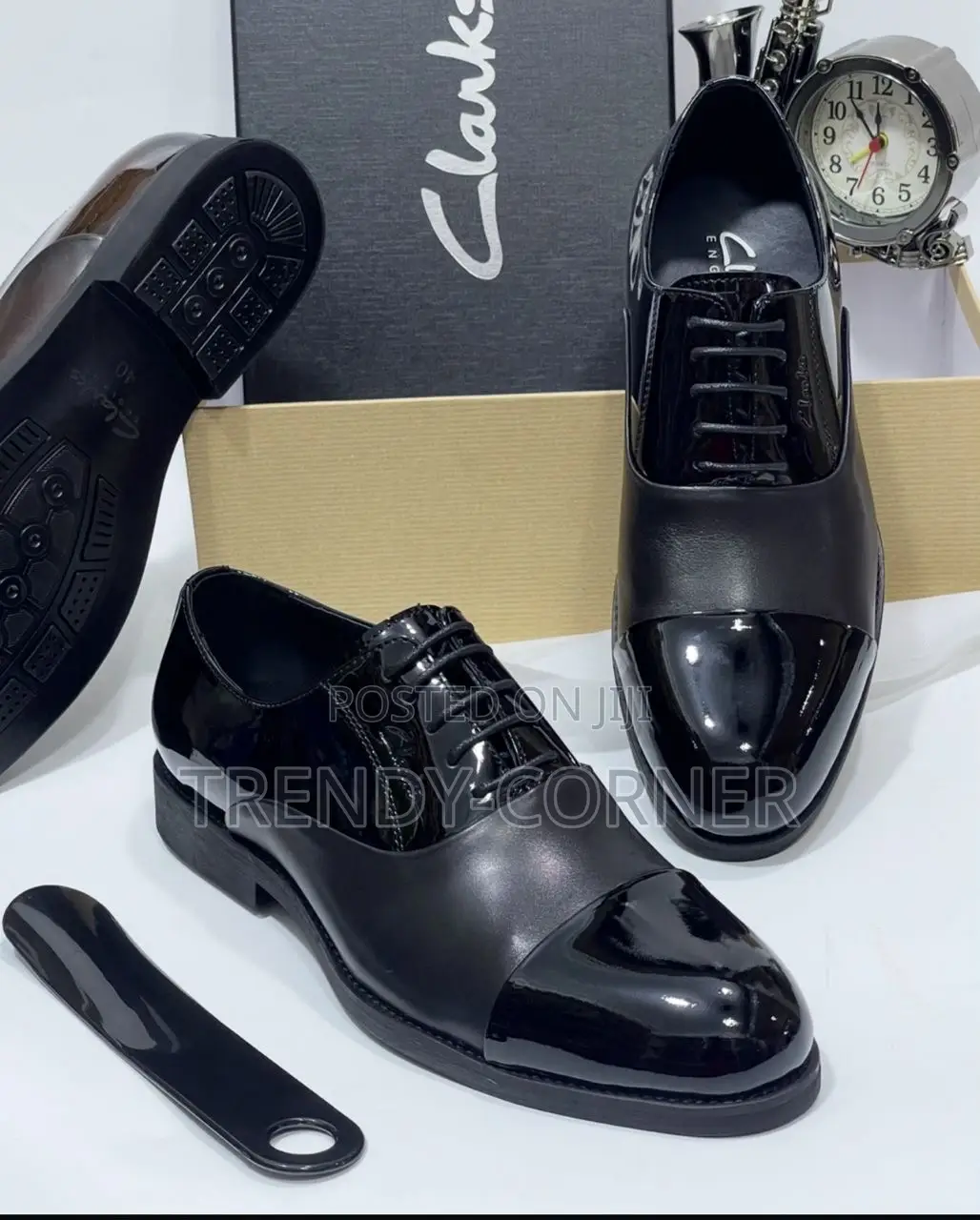 Clarks Men's Leather Oxford Dress Shoes