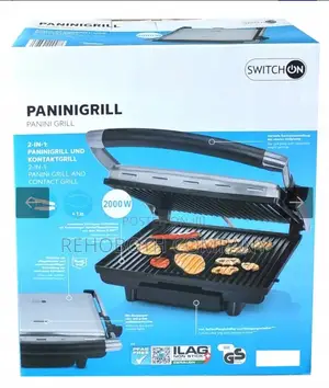 Swtch On Paninigrill Und Kontaktgrill 2-in-1: 2000 W