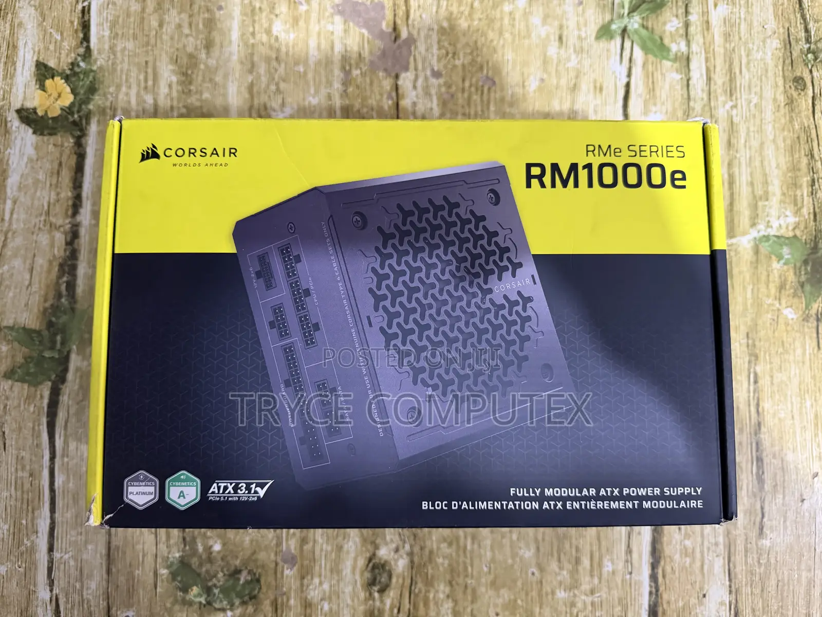Corsair Rm1000e Atx 3.1 Pcie 5.1 1000w Power Supply