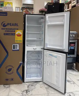 Classic Design Pearl Pf-144b-10j Top Mount Freezer Fridge(Gray) 