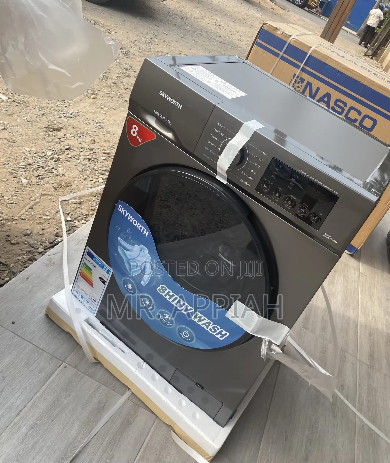 Quality Yet Affordable Skyworth 8kg Front Load Washing Machine 