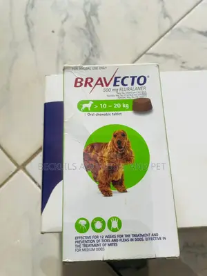 Quality Bravecto Thick Tablets (10 to 20 Kg)