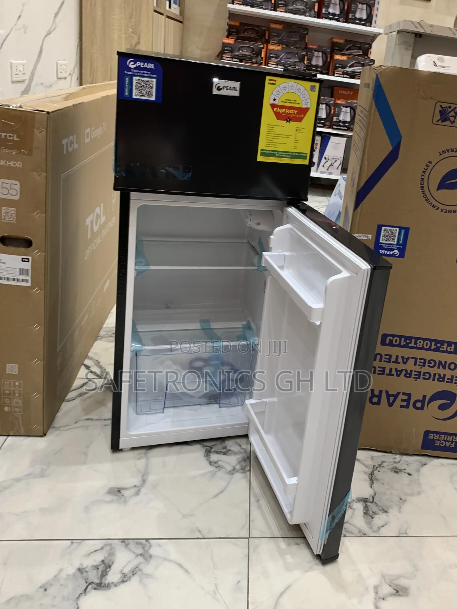 Lastest New Pearl Bottom Mount Pf-108t-10j Grey Electric Fridge