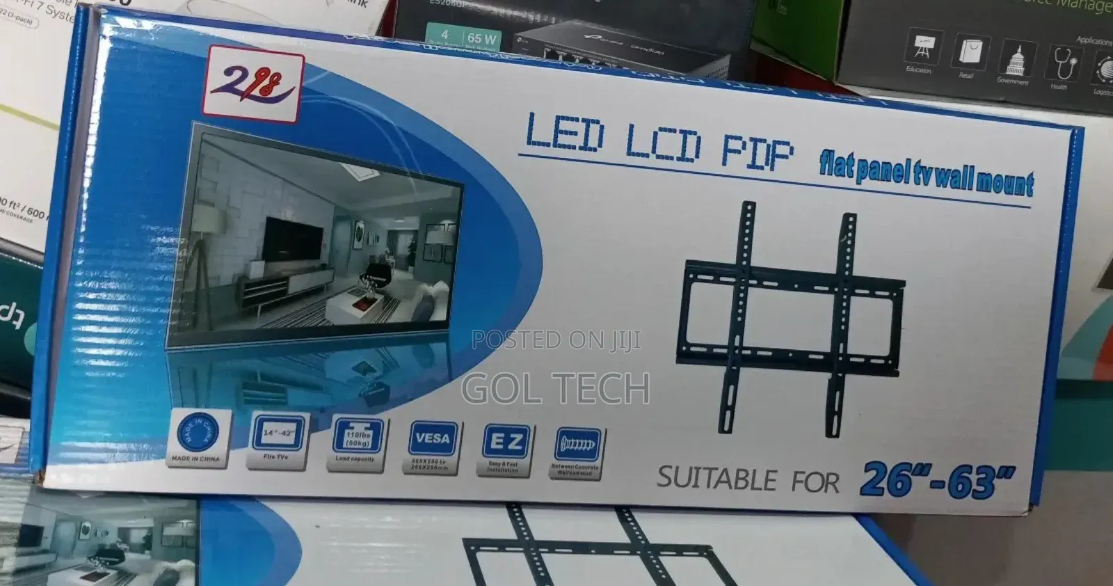 Tv Wall Mount Bracket Suitable for 26"-63"