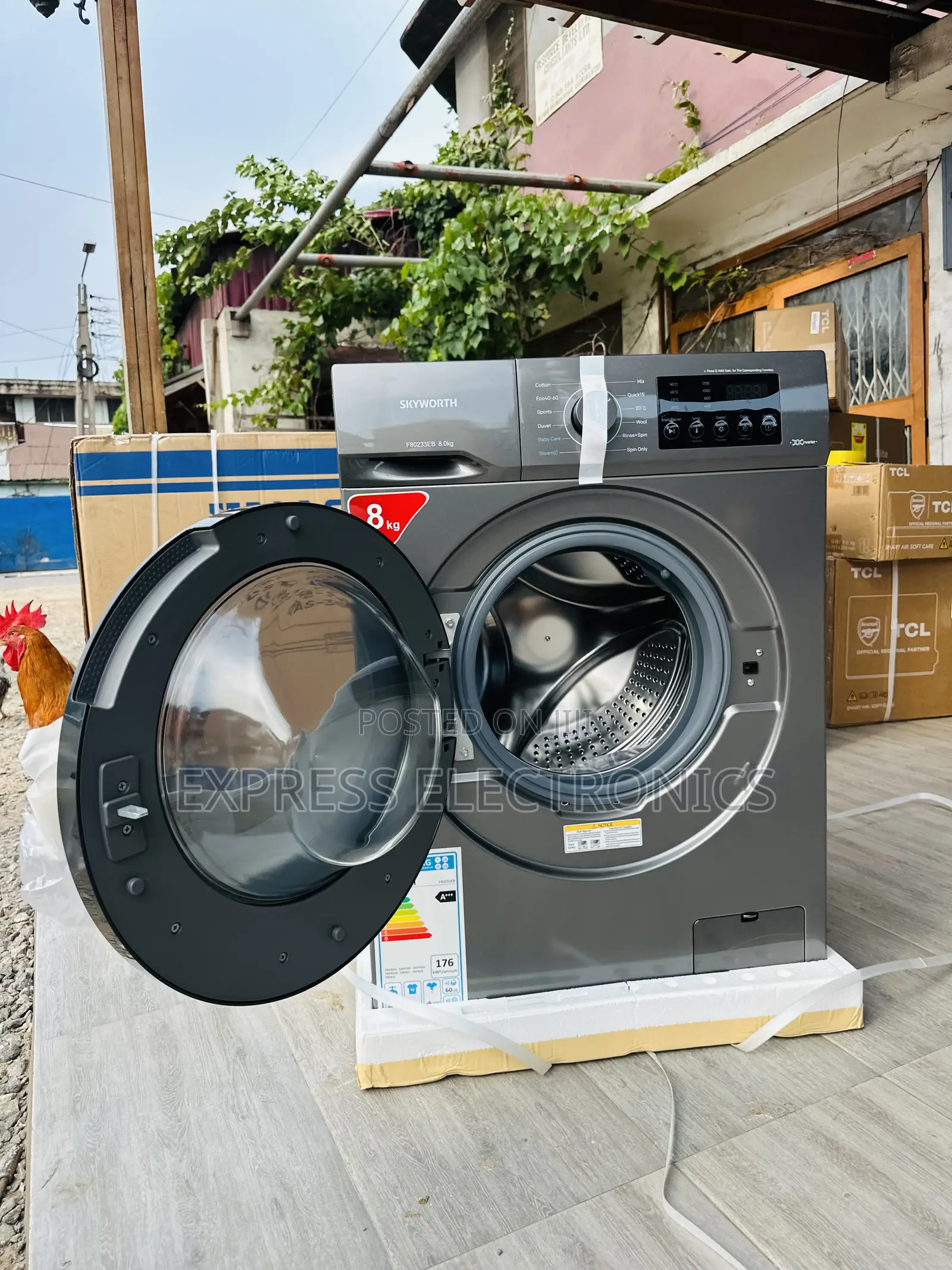 Highly Recommended 8kg Sky Worth Washing Machine Front Load