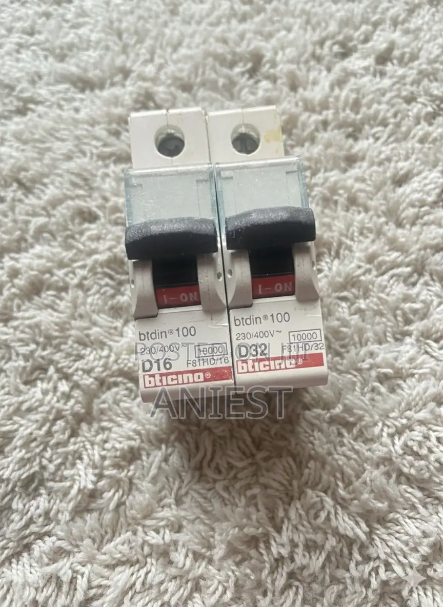 Bticino White Uk Used Mini Circuit Breaker – D16 Or D32