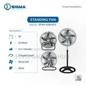 Sigma 18” Standing Fan
