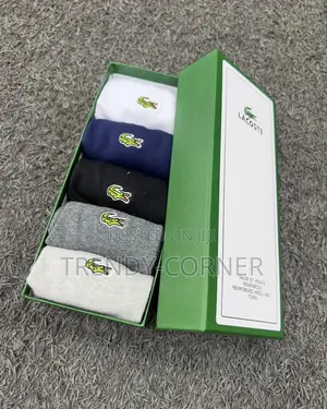 5-Pack Set of Lacoste Socks