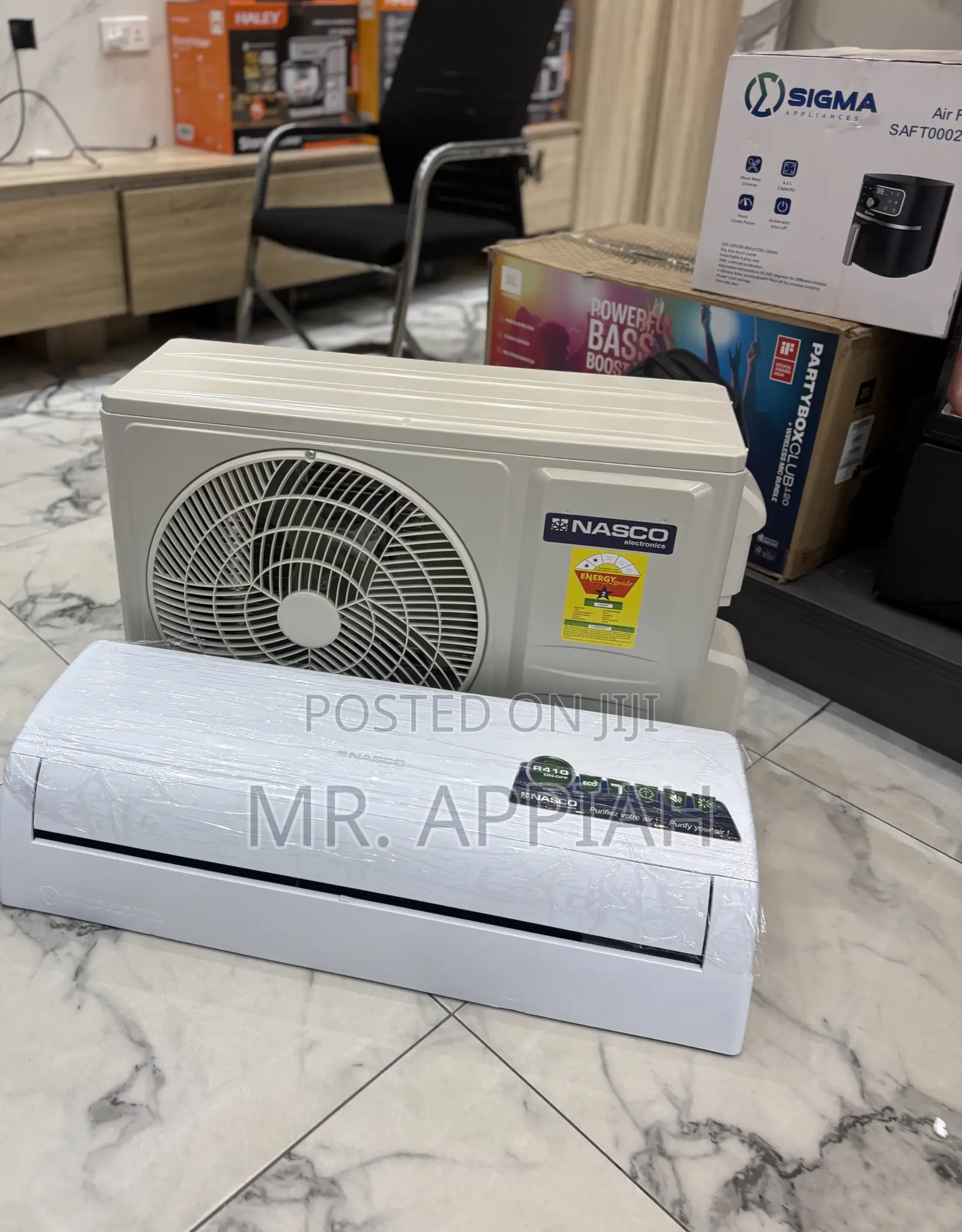 Super Cooling Nasco 1.5hp Dual Inverter Air Conditioner(White)