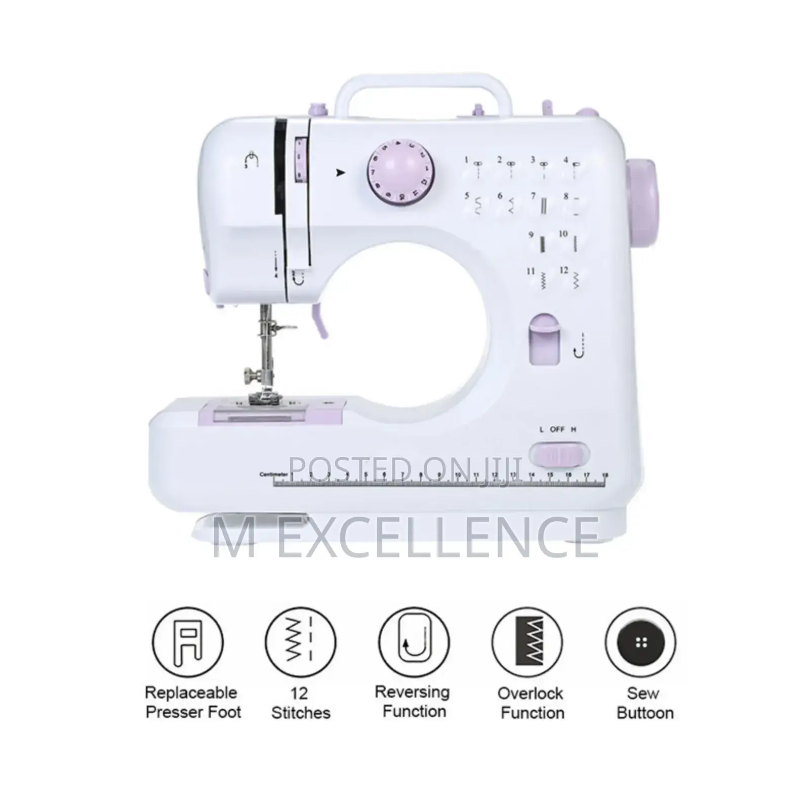 12 Stitches Multifunctional Sewing Machine