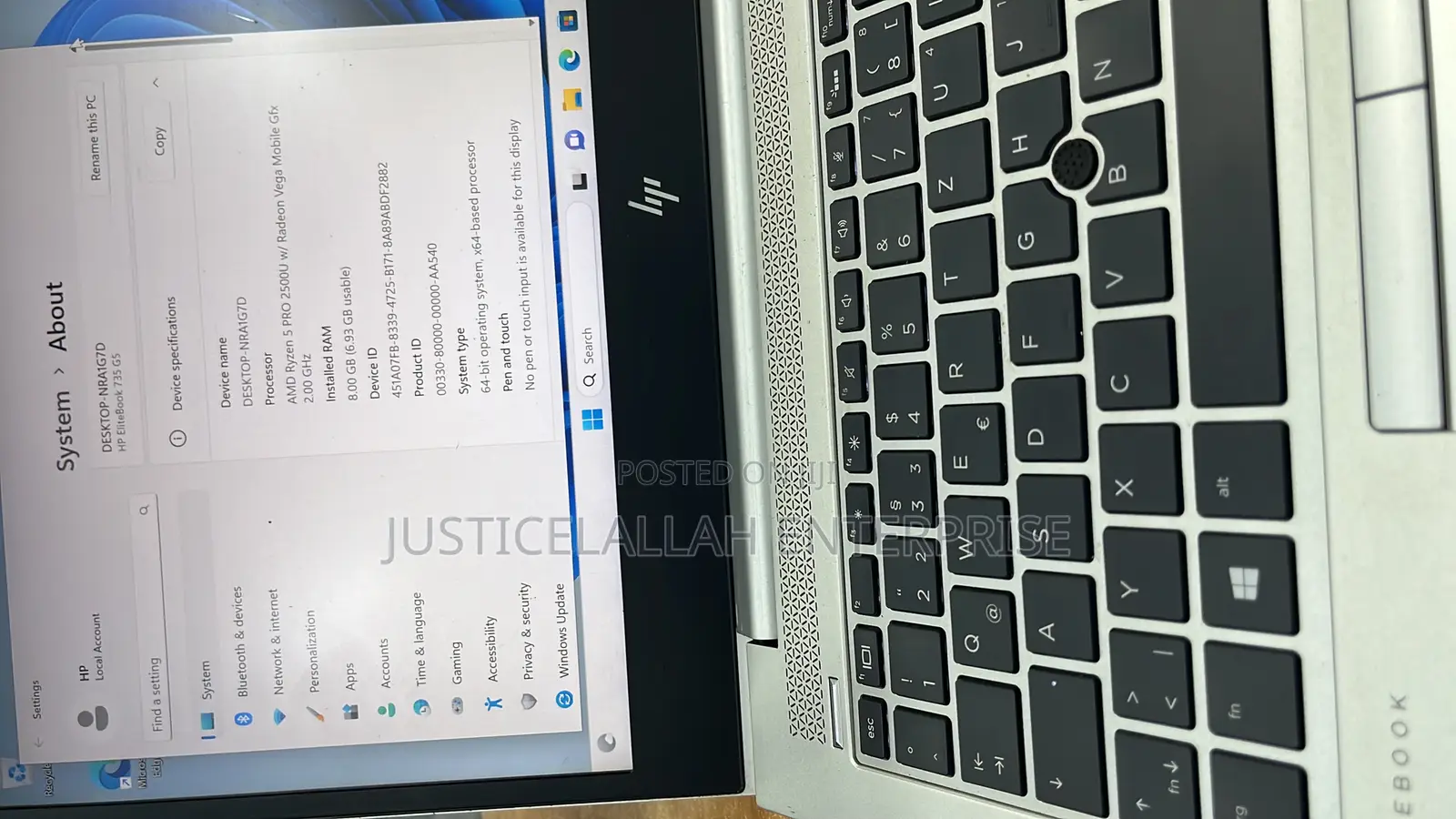 Laptop HP ProBook 440 G4 8GB Intel Core I5 HDD+SSD 500GB