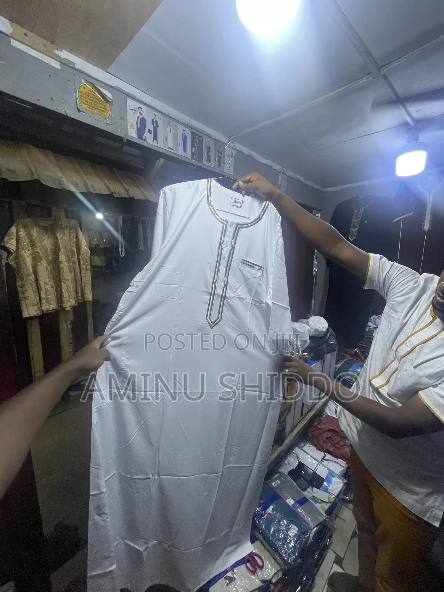 White Jalabiya for Both Men and Women