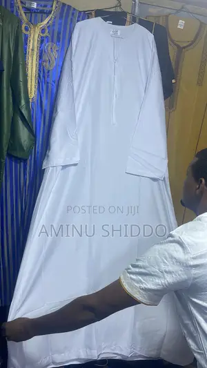 White Jalabiya for Both Men and Women