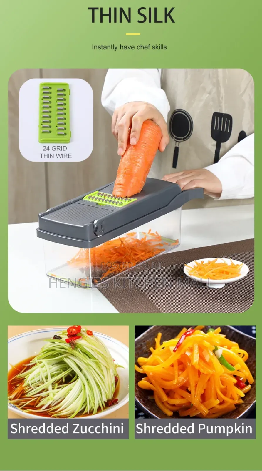 Vegetable Slicer 16-in-1