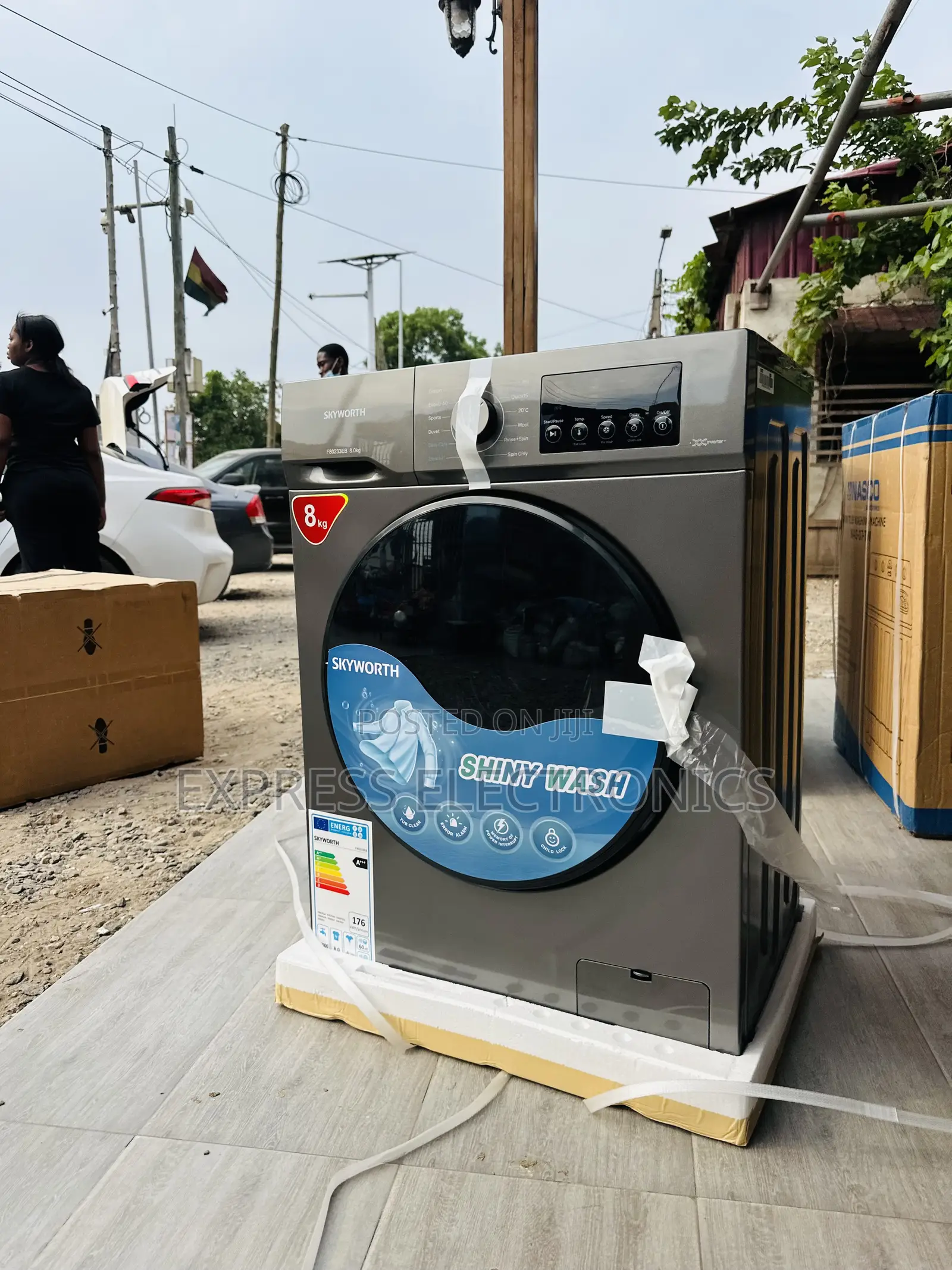 8kg Skyworth Front Load Washing Full Auto