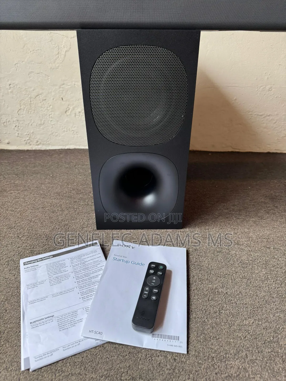 Quality Sony Sound Bar Sc40
