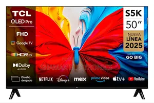 TCL 50” Android Qled Smart Satellite Frameless Tv – 50s5k