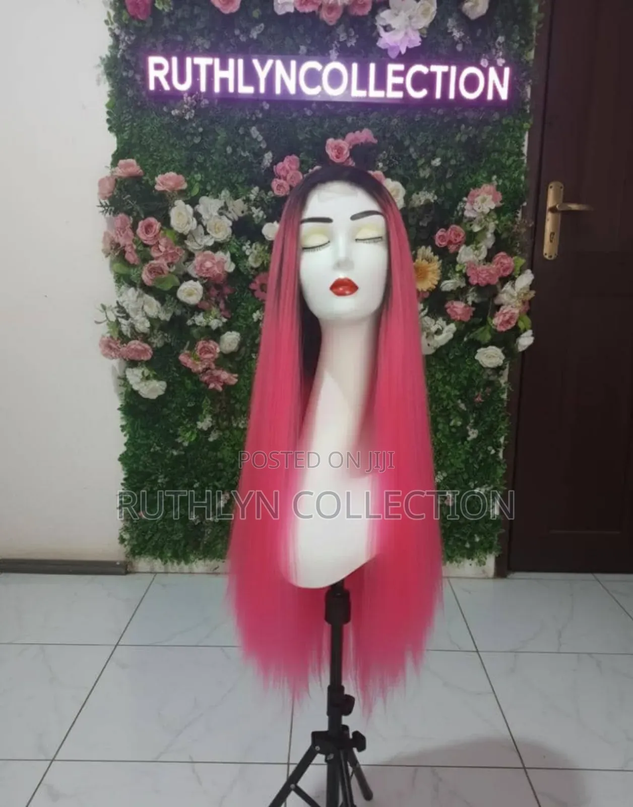 Pink Long Glam Wig