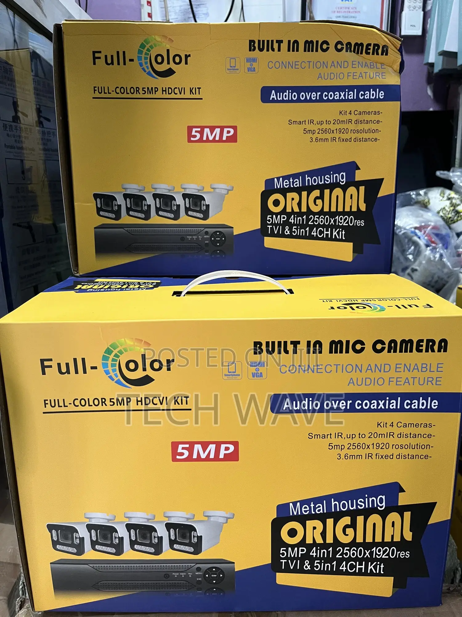 4 Channels CCTV Camera Kit