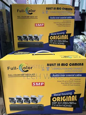 4 Channels CCTV Camera Kit