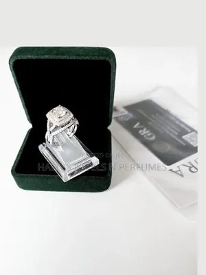 Sterling Silver Full Moissanite Diamond Ring, Wedding Ring